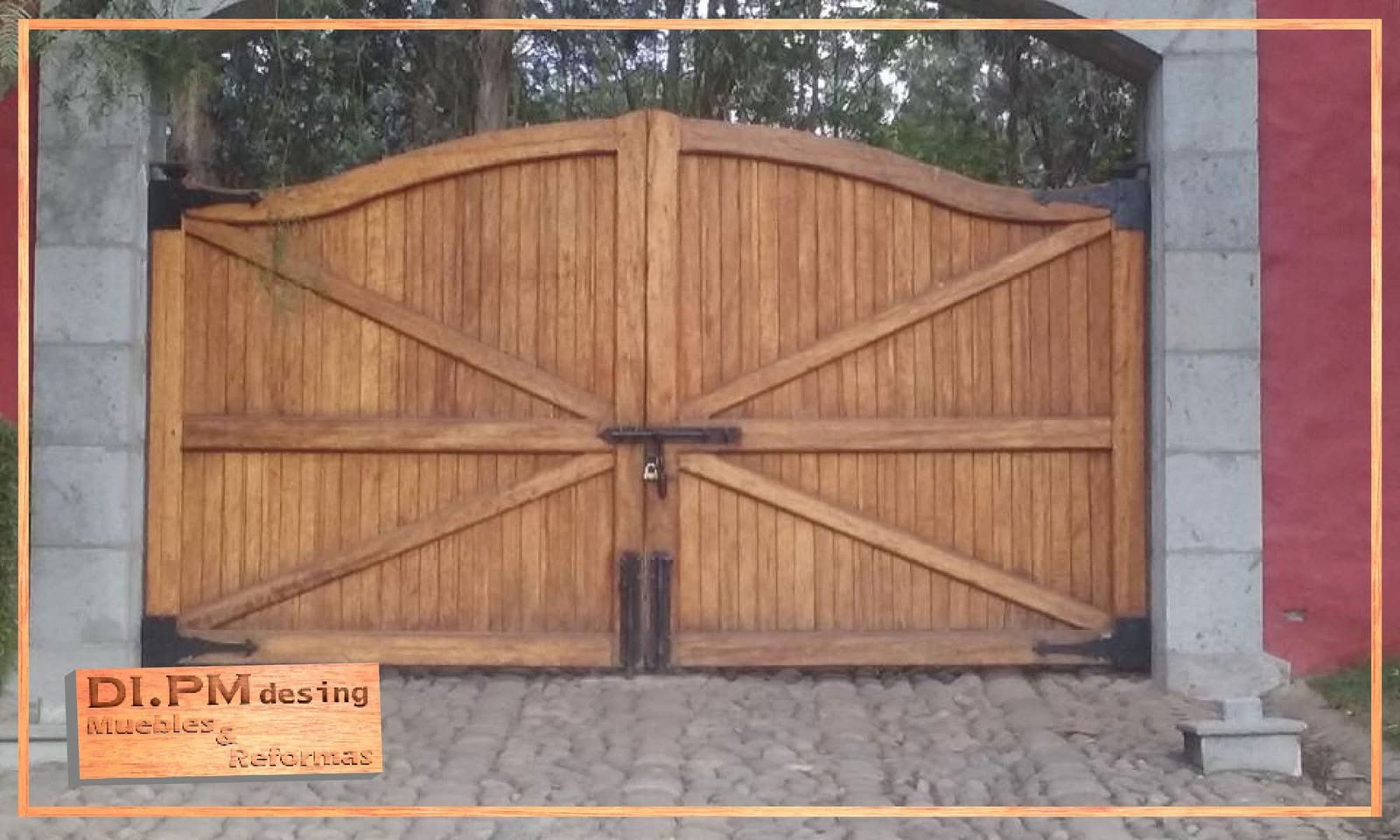 Puerta Sólida de Roble — DIPM